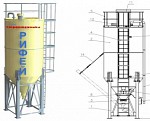 Силосы цемента сварные СЦв Кокшетау от завода производителя Стройтехника